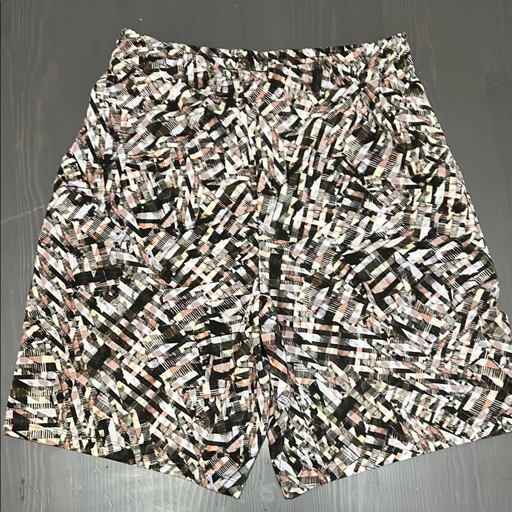 Lululemon Athletica Black and White Athletic Shorts
